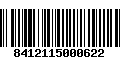 Código de Barras 8412115000622