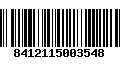 Código de Barras 8412115003548