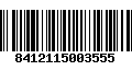 Código de Barras 8412115003555