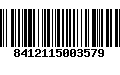 Código de Barras 8412115003579