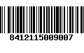 Código de Barras 8412115009007