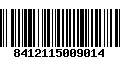 Código de Barras 8412115009014