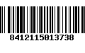 Código de Barras 8412115013738