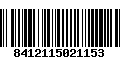 Código de Barras 8412115021153