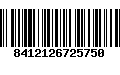 Código de Barras 8412126725750