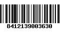 Código de Barras 8412139003630