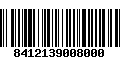 Código de Barras 8412139008000