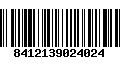 Código de Barras 8412139024024