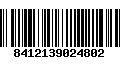 Código de Barras 8412139024802