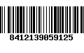 Código de Barras 8412139059125