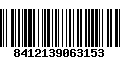 Código de Barras 8412139063153