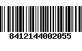 Código de Barras 8412144002055