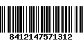 Código de Barras 8412147571312