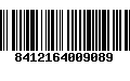 Código de Barras 8412164009089