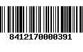 Código de Barras 8412170000391