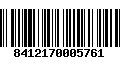 Código de Barras 8412170005761