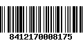 Código de Barras 8412170008175