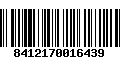 Código de Barras 8412170016439