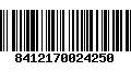 Código de Barras 8412170024250