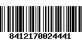 Código de Barras 8412170024441