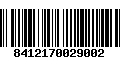 Código de Barras 8412170029002