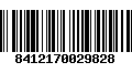 Código de Barras 8412170029828