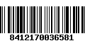 Código de Barras 8412170036581