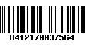 Código de Barras 8412170037564