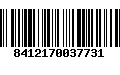 Código de Barras 8412170037731