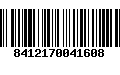 Código de Barras 8412170041608