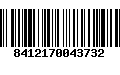 Código de Barras 8412170043732