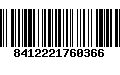 Código de Barras 8412221760366