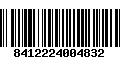 Código de Barras 8412224004832