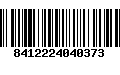 Código de Barras 8412224040373