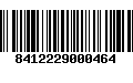 Código de Barras 8412229000464