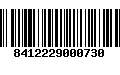 Código de Barras 8412229000730