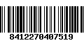 Código de Barras 8412270407519
