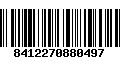 Código de Barras 8412270880497