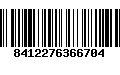 Código de Barras 8412276366704