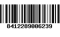 Código de Barras 8412289006239