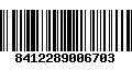 Código de Barras 8412289006703