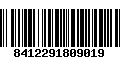 Código de Barras 8412291809019