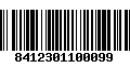 Código de Barras 8412301100099