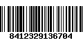 Código de Barras 8412329136704