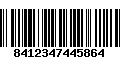 Código de Barras 8412347445864