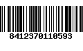 Código de Barras 8412370110593