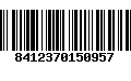 Código de Barras 8412370150957