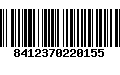 Código de Barras 8412370220155