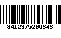 Código de Barras 8412375200343