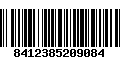 Código de Barras 8412385209084